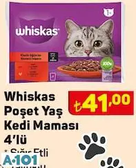 WHİSKAS POŞET YAŞ KEDİ MAMASI WHİSKAS POŞET YAŞ KEDİ MAMASI